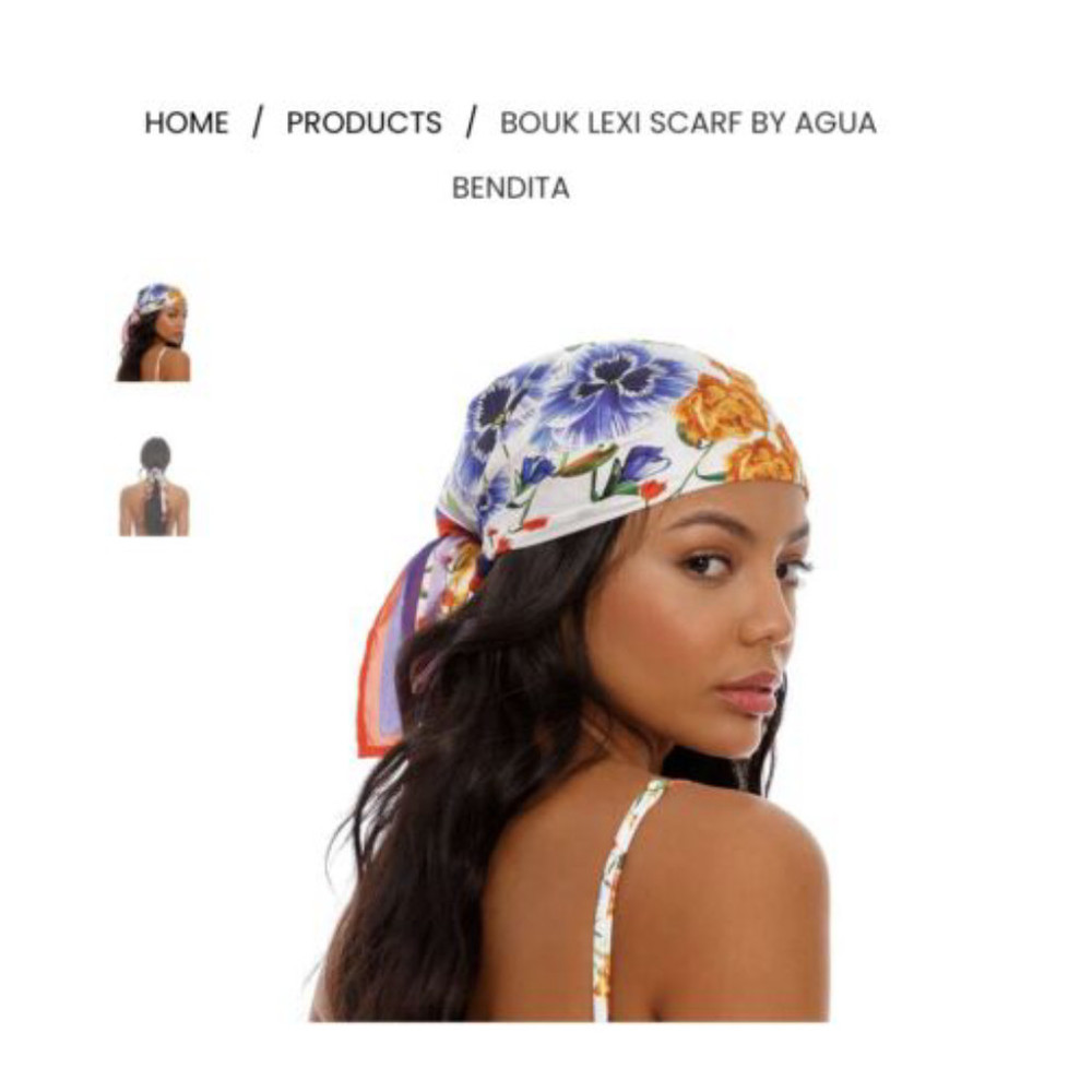 $90 Agua bendita Lexi Bouk Scarf